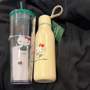 Hello Kitty Tumbler and Stainless Steel Bottle Set